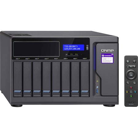 Qnap Nas w/ 1 I7 3.6Ghz 32Gb Ram TVS-882BRT3-I7-32G-US